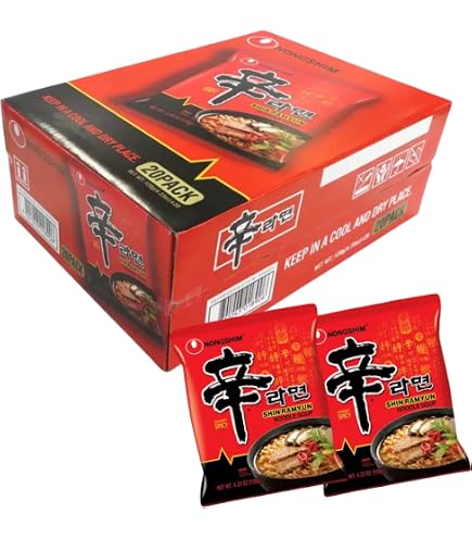 Amazon.co.jp: 農心 辛ラーメン 20袋入 ケース販売 まとめ買い +